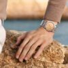 Tonda PF Micro Rotor No Date in Steel Platinum- Golden Siena - 40mm - Image 6