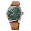 Big Crown x Cervo Volante Pointer Date Green Dial in Stainless Steel - Image 2