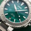 Aquis Date Oris X Bracenet Green Dial 43.5mm in Stainless Steel - Image 3