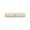 1.08 Carat Diamond U Prong Wedding Ring in Yellow Gold - Image 2