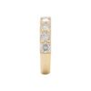 1.08 Carat Diamond U Prong Wedding Ring in Yellow Gold - Image 3