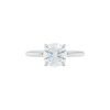 Halo Collection â 1.80 Carat Round Brilliant Cut Diamond Engagement Ring in Platinum (F / VS2) - Image 2