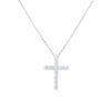 1.72 Carat Diamond Cross Pendant in White Gold (G / SI) - Image 2