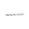 0.31 Carat Round Brilliant Cut Diamond Half Way Band in Platinum - Image 2