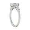 Three-Stone Collection â 1.71 Carat Oval cut with 0.32 Carat Tapered Baguettes in Platinum - Image 5