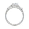 Three-Stone Collection â 1.71 Carat Oval cut with 0.32 Carat Tapered Baguettes in Platinum - Image 4