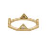 Chicago Classic 0.12 Carat Diamond Trillion Stacking Ring in Yellow Gold - Image 2