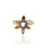 Spectra Cognac Ring with Fancy Colored Diamonds in Yellow Gold - Image 2