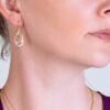 Spectra 0.46 Carat Fancy Colored Diamond Dangle Earrings in Yellow Gold - Image 2