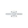 PavÃ© Collection â 1.51 Carat Round Brilliant Diamond Engagement Ring in Platinum - Image 2