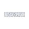 1.50 Carat Round Brilliant Cut Diamond Half Eternity Wedding Ring in White Gold - Image 2