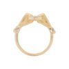 0.15 Carat Diamond Ring Depicting Hands Holding Heart in Yellow Gold - Image 4