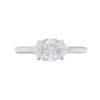 Solitaire Collection â 1.31 Carat Marquise cut East West Diamond Engagement Ring in Platinum - Image 2