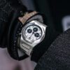 Laureato Chronograph 42mm White Black Dial in Stainless Steel - Image 4