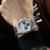 Laureato Chronograph 42mm White Black Dial in Stainless Steel - Image 6