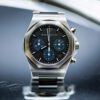 Laureato Chronograph 42mm Black Blue Dial in Stainless Steel - Image 3