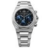 Laureato Chronograph 42mm Black Blue Dial in Stainless Steel - Image 2