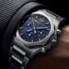 Laureato Chronograph 42mm Black Blue Dial in Stainless Steel - Image 7