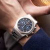 Laureato Chronograph 42mm Black Blue Dial in Stainless Steel - Image 6