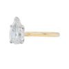 Solitaire Collection â Pear Shape Diamond Engagement Ring in Yellow Gold - Image 4