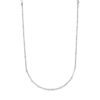 5.55 Carat Bezel Set Graduating Diamond Tennis Necklace in White Gold - Image 2