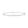 0.90 Carat Round Brilliant Cut Diamond Bangle Bracelet in White Gold - Image 2