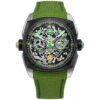 Klepcys DICE Lime Double Chronograph - Skeleton Dial in Carbon - 42mm - Image 2