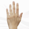 3.72 carat Princess cut Fancy Intense Yellow with White Round Diamond Wedding Ring in Platinum/Gold - Image 5
