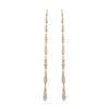 2.02 carats Diamond Graduated Drop Earrings in Yellow Gold - Image 3