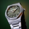Laureato 38mm Sage Green Dial in Stainless Steel - Image 5
