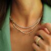 Ava Bea 0.08 Carats Diamond Station Necklace in Yellow Gold - Image 3