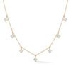 Ava Bea 0.08 Carats Diamond Station Necklace in Yellow Gold - Image 2
