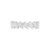 Pear Shape Diamond Half Eternity Ring in White Gold - Image 3