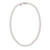 Akoya Cultured A1 Pearl Strand Necklace in White Gold - 9.5x9mm - Image 2