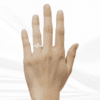 1.80 carat Oval cut and Pear shape Bypass Ring in White Gold - Image 6