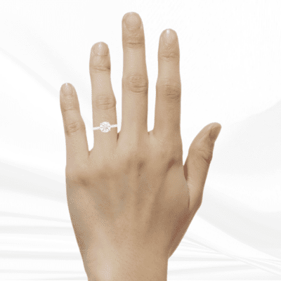 Solitaire Collection – 2.00 Carat Brilliant cut Diamond Engagement Ring in Platinum