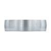 Outside Satin White Gold Inside Yellow Gold Wedding Band (6mm) - Image 2