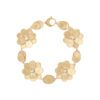 Petali Flower Bracelet with Diamonds in Yellow Gold - Image 2
