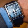 Vintage 1945 XXL Large Date and Moon Phases Blue Skeleton Dial in Stainless Steel - Image 5