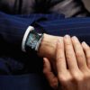 Vintage 1945 XXL Large Date and Moon Phases Blue Skeleton Dial in Stainless Steel - Image 6