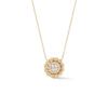 Carly Brooke Braided Diamond Pendant Necklace in Yellow Gold - Image 2