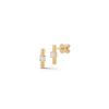 Teddi Paige Coil Diamond Bar Studs in Yellow Gold - Image 2