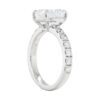 PavÃ© Collection â 3.01 Carat Cushion cut Diamond Engagement Ring in Platinum - Image 3