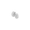 0.90 carat Diamond Multi-Row Dome Huggie Earrings in Platinum - Image 2