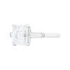 Three Stone Collection - 2.78 carat Radiant Cut with Tapered Baguette Side Stones in Platinum - Image 3