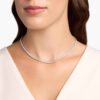 11.70 carat Brilliant cut Diamond Tennis Necklace in White Gold - Image 3