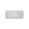 2.88 carat Round Brilliant cut 6 Row Diamond Pave set Half Eternity Ring in White Gold - Image 2