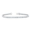 8.70 carat Round Brilliant cut Diamond Tennis Bracelet in White Gold - Image 2