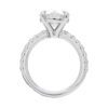 PavÃ© Collection â 3.54 Carat Round Brilliant Diamond Engagement Ring in Platinum - Image 3