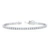 6.75 carat Brilliant cut Diamond Tennis Bracelet in White Gold - Image 2
